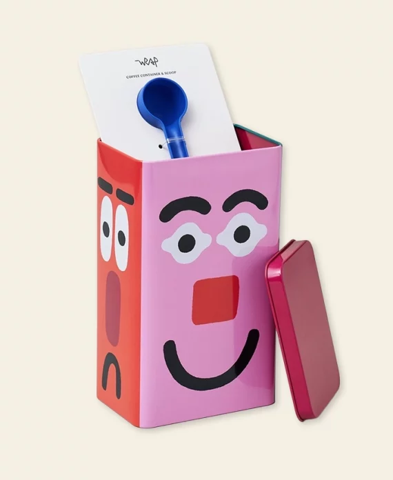 Make a face  – boîte a café