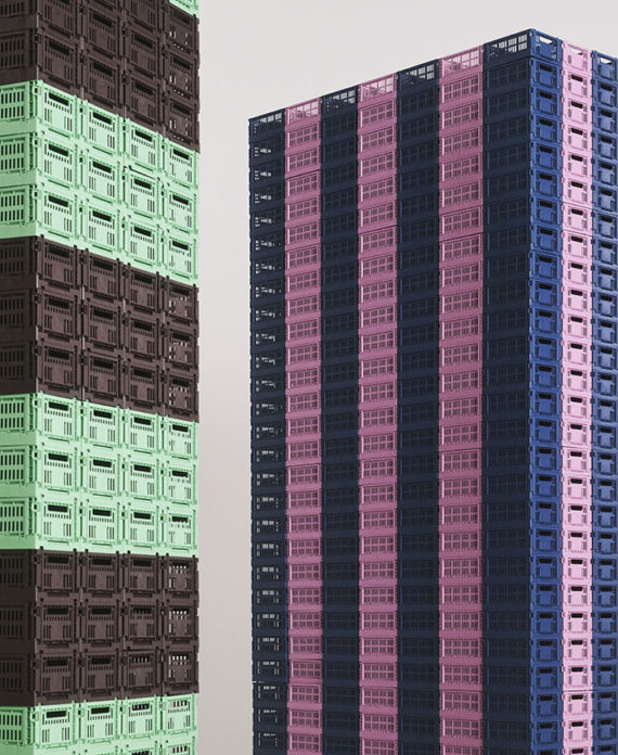 Colour Crate Medium - cagettes