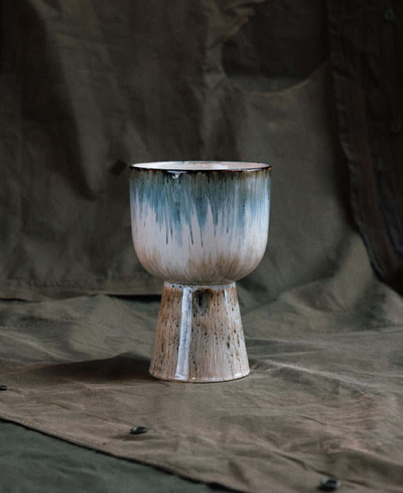 Retro Flower Pot – Glacier
