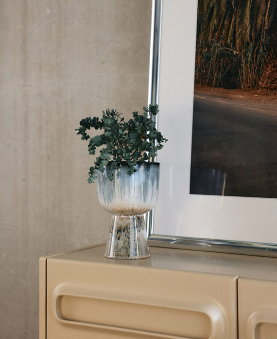 Retro Flower Pot – Glacier