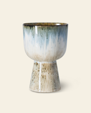 Retro Flower Pot – Glacier