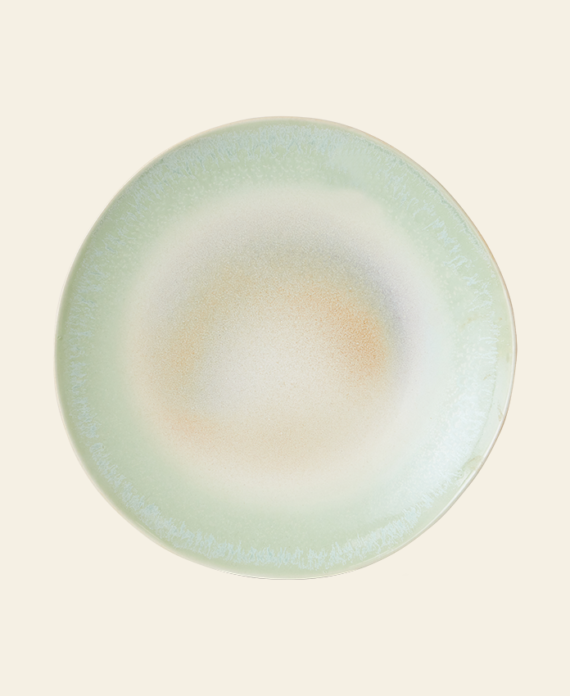 70's palms plate – lot de 2 assiettes