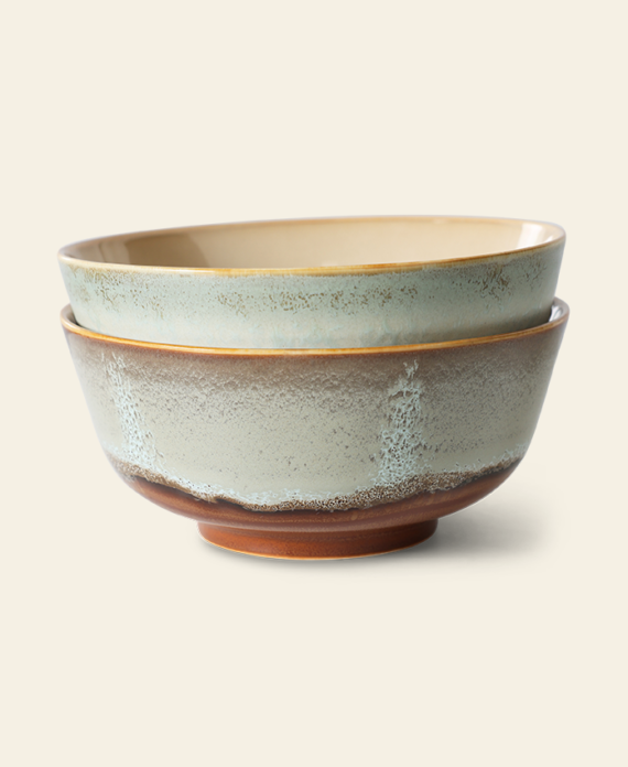 70's ramen bowls – lot de 2 bols à ramen
