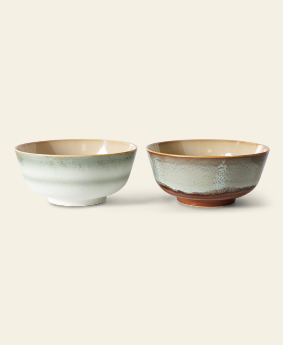 70's ramen bowls – lot de 2 bols à ramen