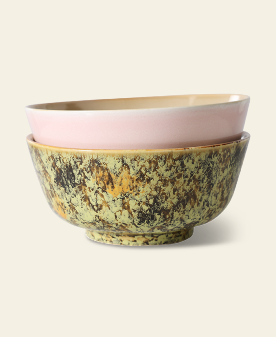 70's ramen bowls – lot de 2 bols à ramen