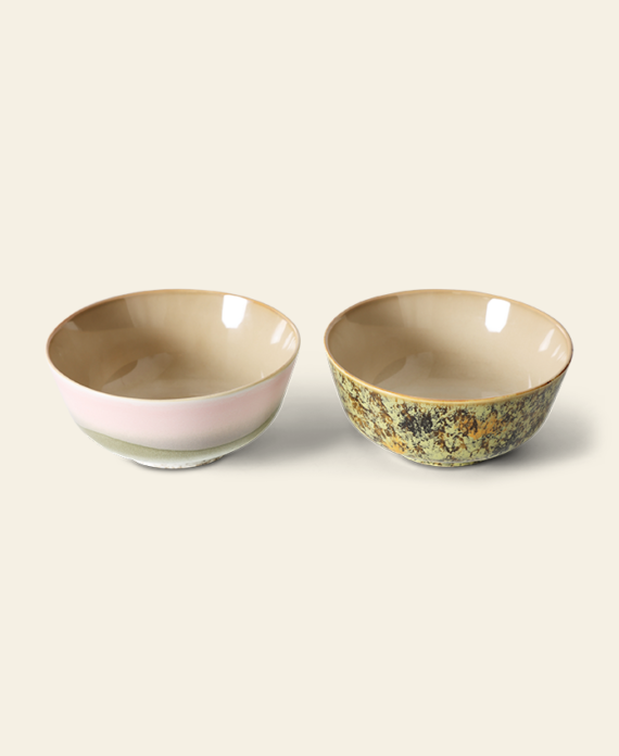 70's ramen bowls – lot de 2 bols à ramen