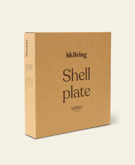 Shell plate sienna – assiette coquillage