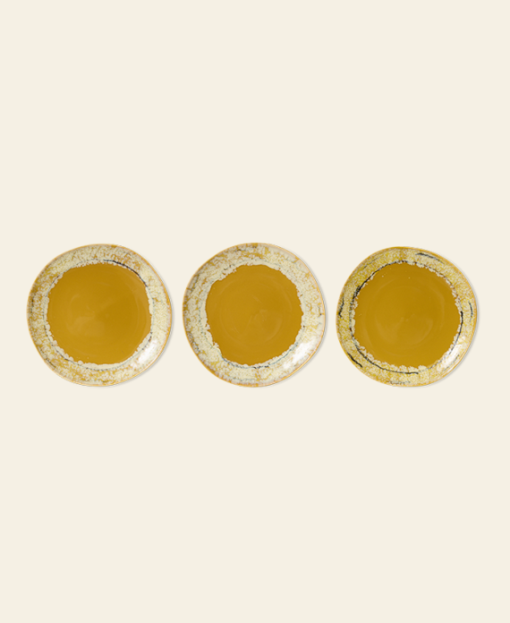 70's paradise plate – lot de 2 assiettes à dessert