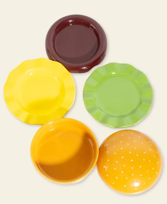 Set de plats hamburger