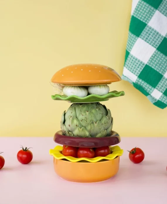 Set de plats hamburger