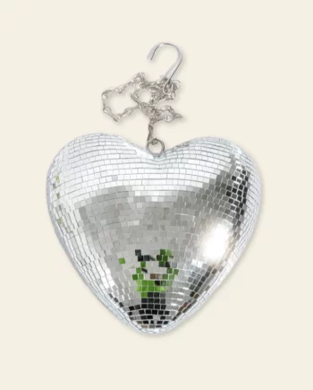 Coeur Disco à suspendre