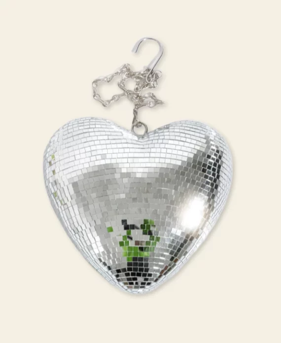 Coeur Disco à suspendre