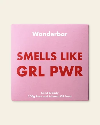 Smell Like GRL PWR – Savon à la rose et à l'huile d'amande