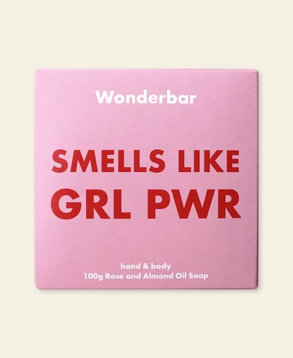 Smell Like GRL PWR – Savon à la rose et à l'huile d'amande