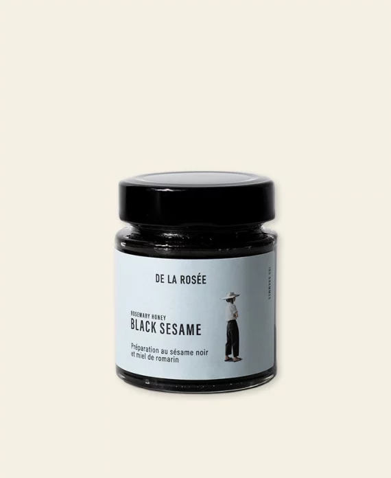 Miel de romarin et sésame noir