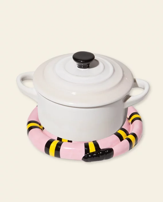 Dessous de plat serpent