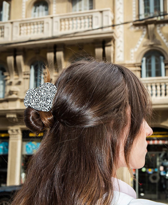 Cœur à Pois – pince à cheveux