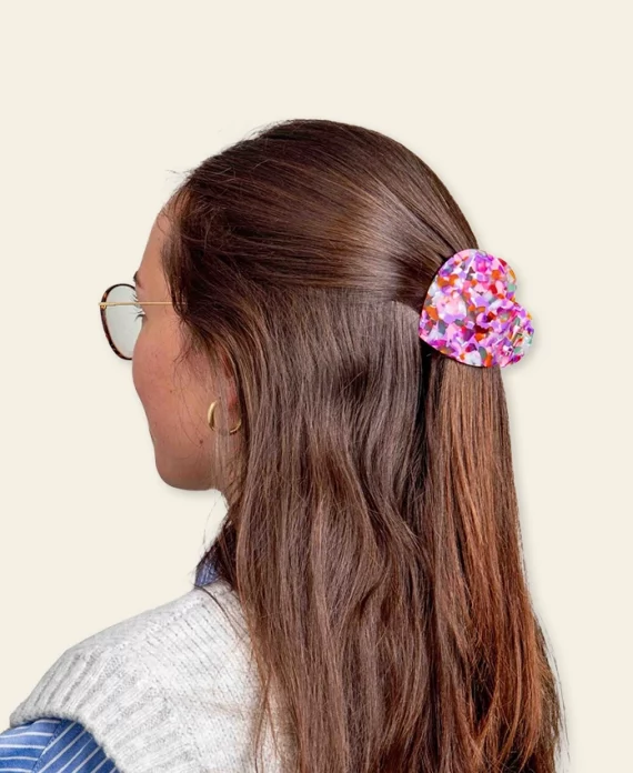 Cœur multi – pince à cheveux