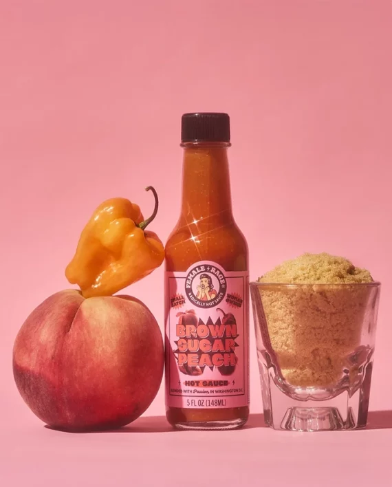 Brown Sugar Peach Hot Sauce