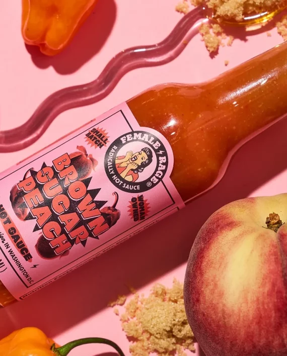 Brown Sugar Peach Hot Sauce