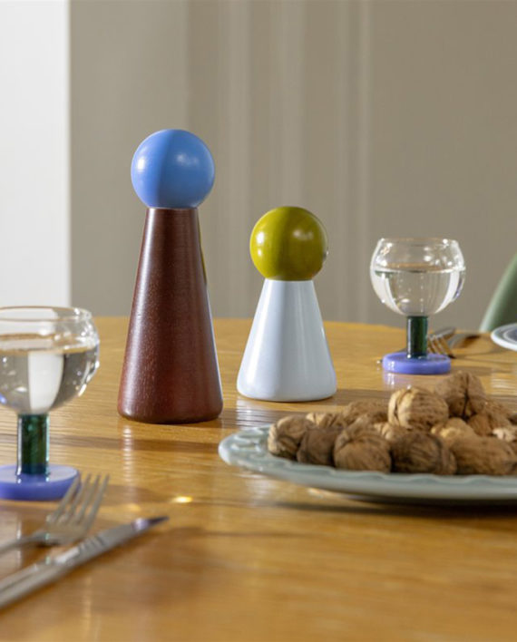 Salt & Pepper Halma – Petit moulin à sel et poivre
