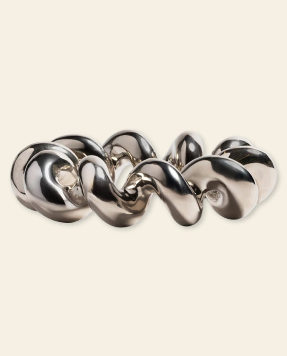 Trivet Twist Silver – dessous de plat