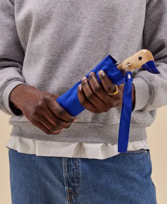 King blue – parapluie compact