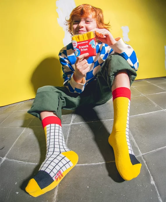 French fries – chaussettes enfant