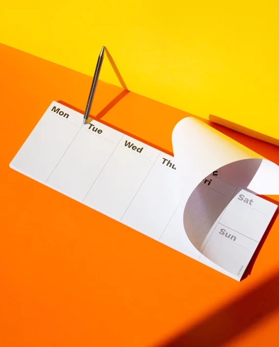 Plan your week – bloc note