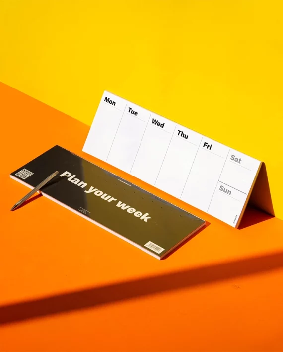 Plan your week – bloc note