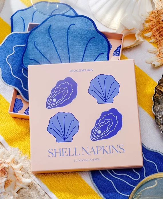Shell – Serviettes à cocktail