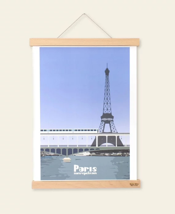 Porte affiche en bois
