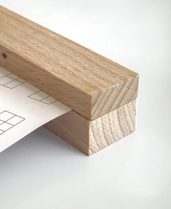 Porte affiche en bois