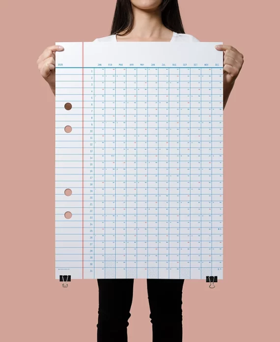 Calendrier 2026 – poster XL