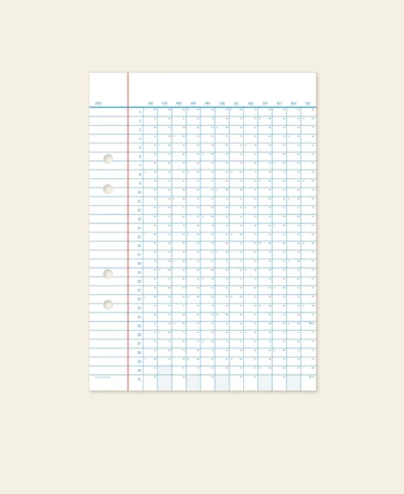 Calendrier 2026 – poster XL