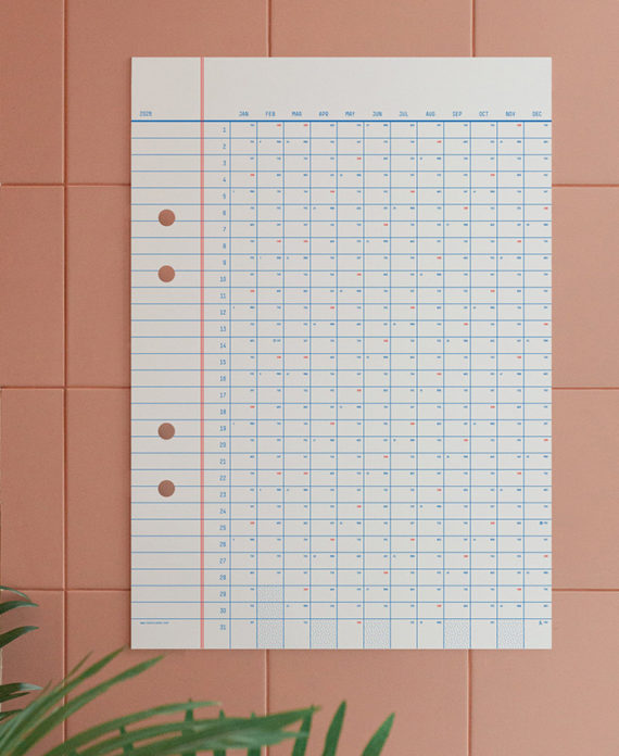 Calendrier 2026 – poster XL