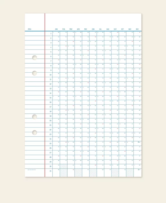 Calendrier 2026 – poster XL