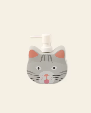 Chat - distributeur à savon