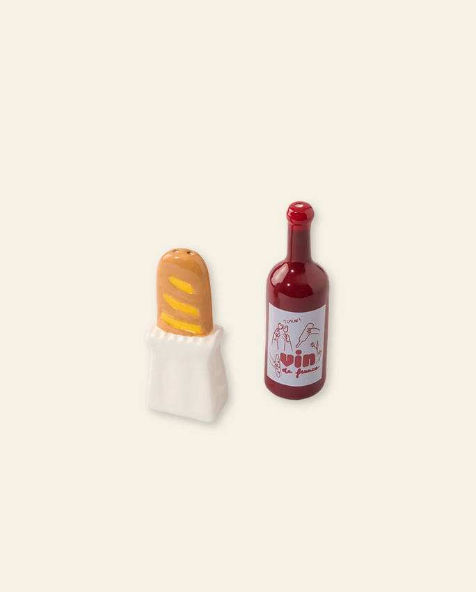 Baguette - salière et poivrière