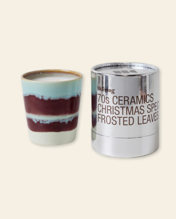 70s ceramics frosted leaves – bougie