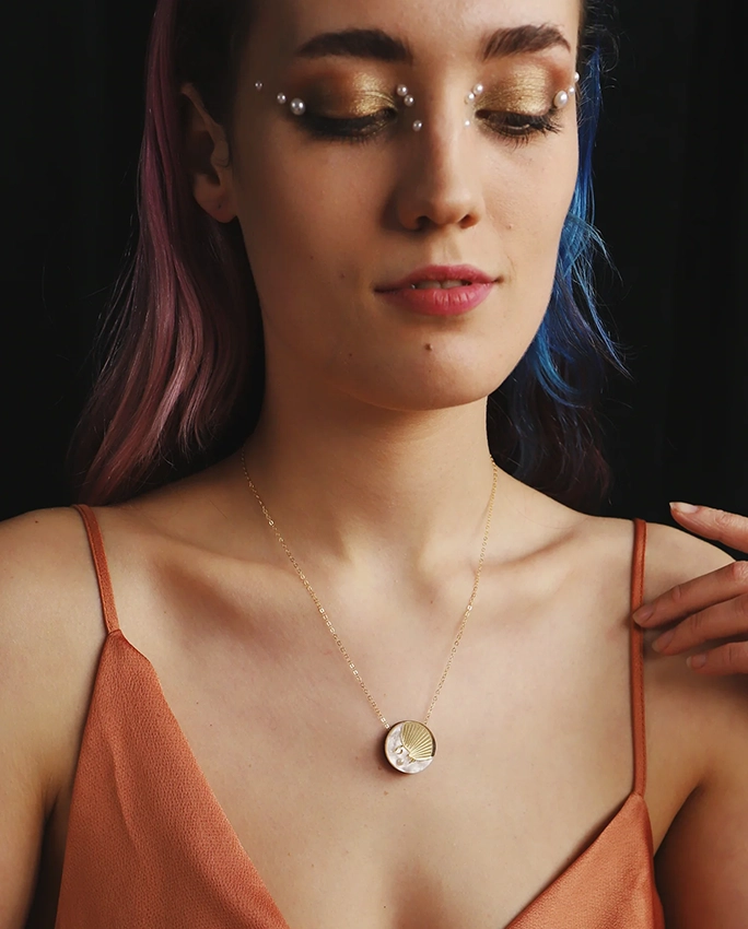 Moon necklace