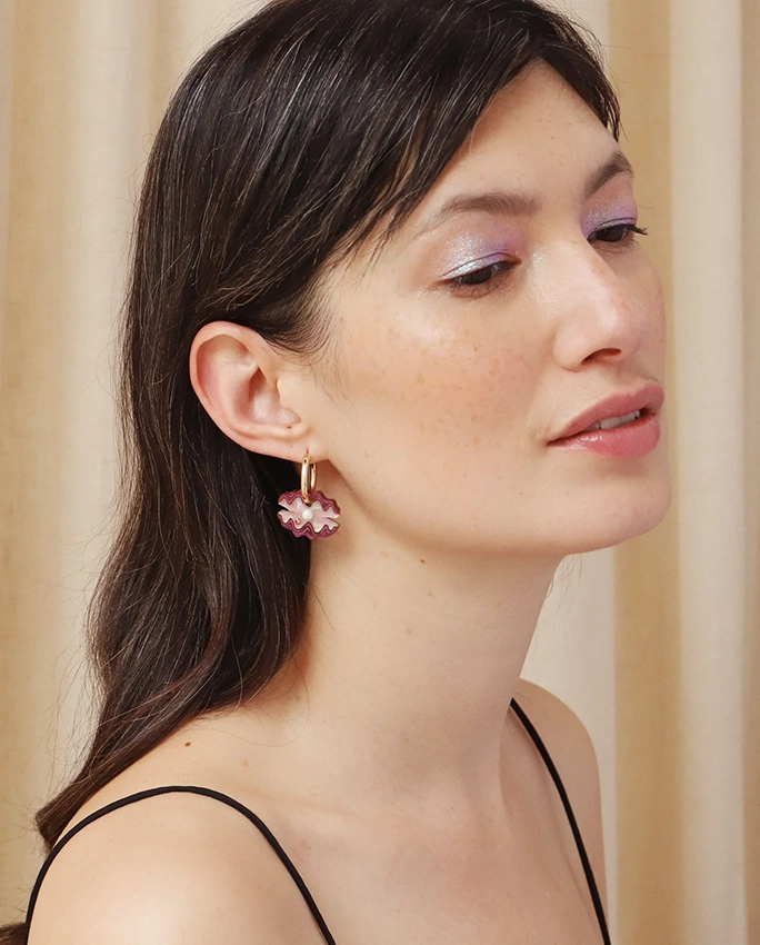 Clam Hoops – boucles d’oreilles