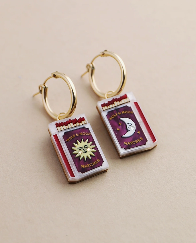 Matchbox Hoops – boucles d’oreilles