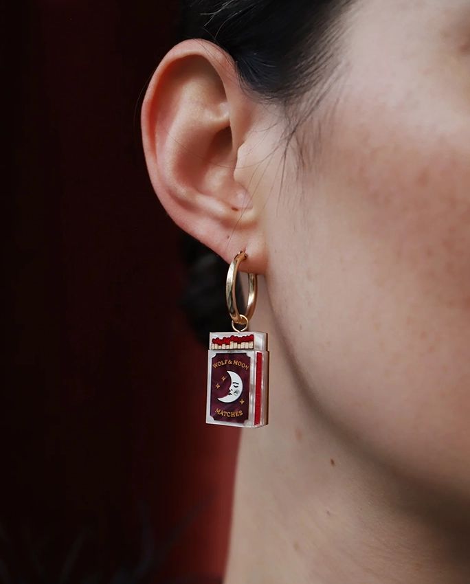 Matchbox Hoops – boucles d’oreilles