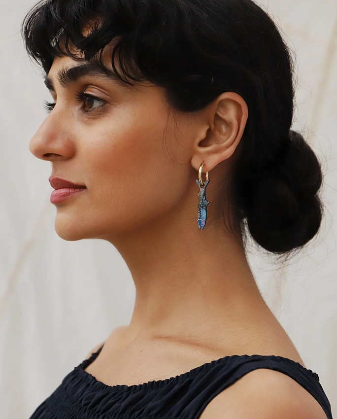 Sardine Hoops – boucles d’oreilles