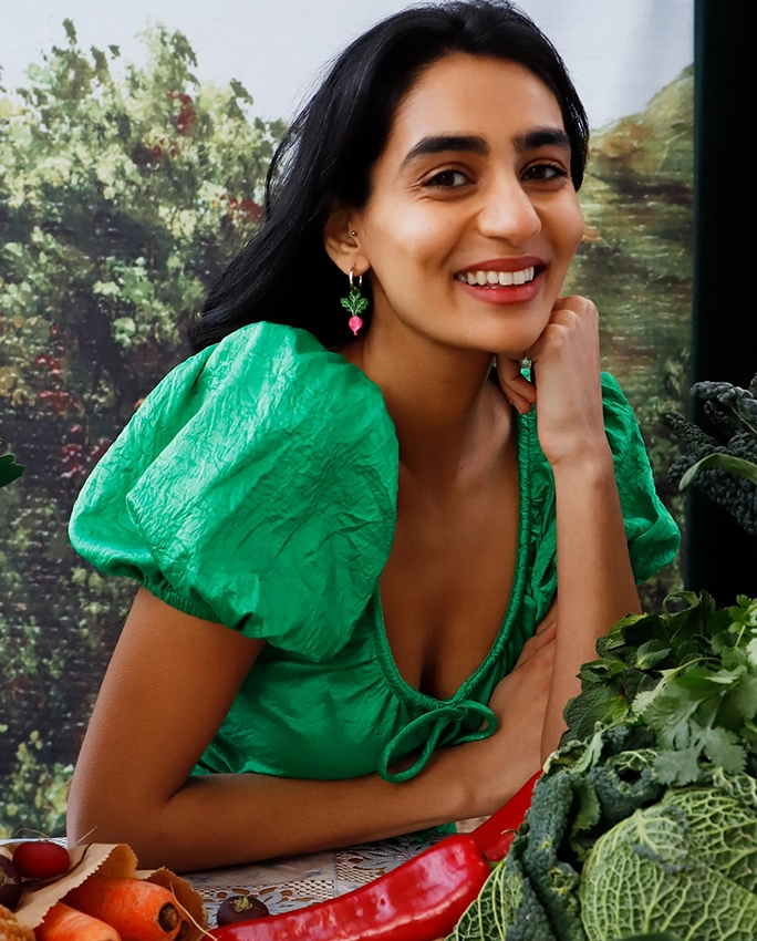 Radish Hoops – boucles d’oreilles