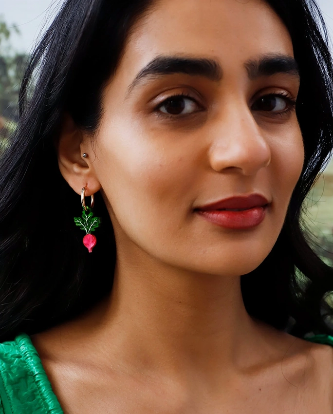 Radish Hoops – boucles d’oreilles