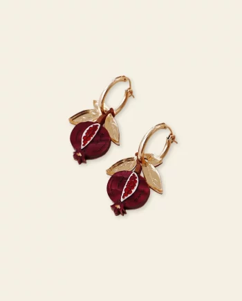 Pomegranate Hoops – boucles d’oreilles