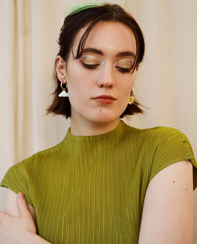 Sun & Cloud Hoops – boucles d’oreilles