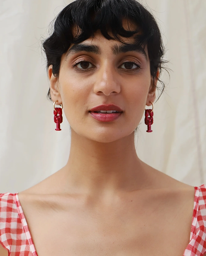 Lobster Hoops – boucles d’oreilles